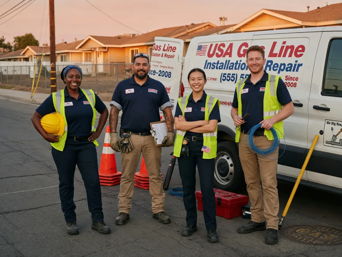 Gas Line Installation company in Palo, IA
